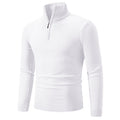 2023 Men's Plus Size Fleece Zip Mock Neck Sweater Wear for Art Thou