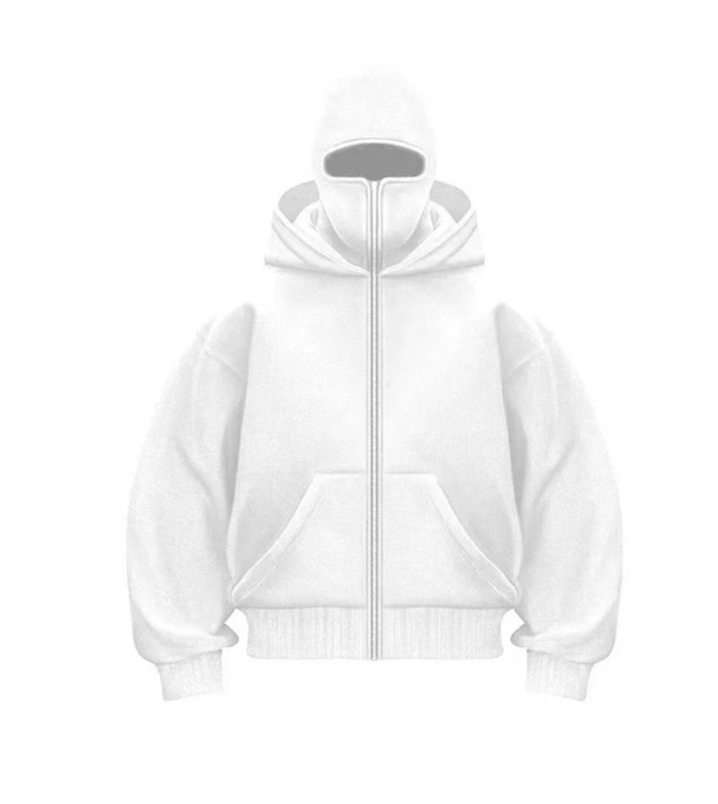 Men's Hooded Zip-Up Baseball Jacket Wear for Art Thou