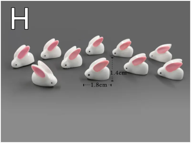Mini Resin Animal Figurines – DIY Micro-Landscape Decor Wear for Art Thou