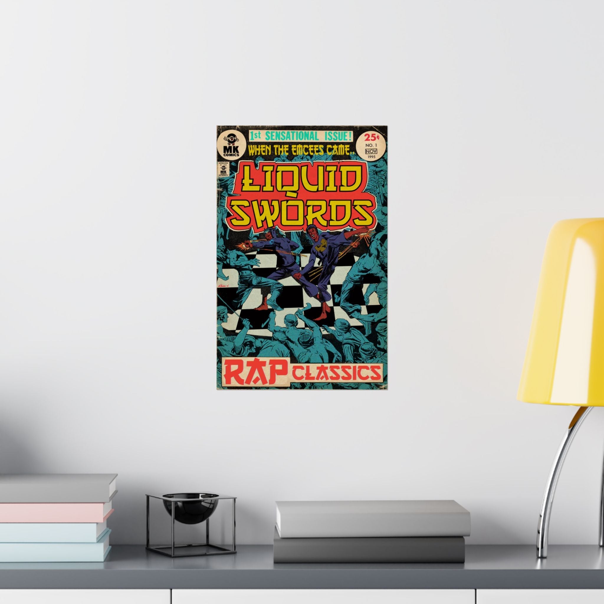 Liquid Swords - Vertical Matte Poster Fine Art Of MK