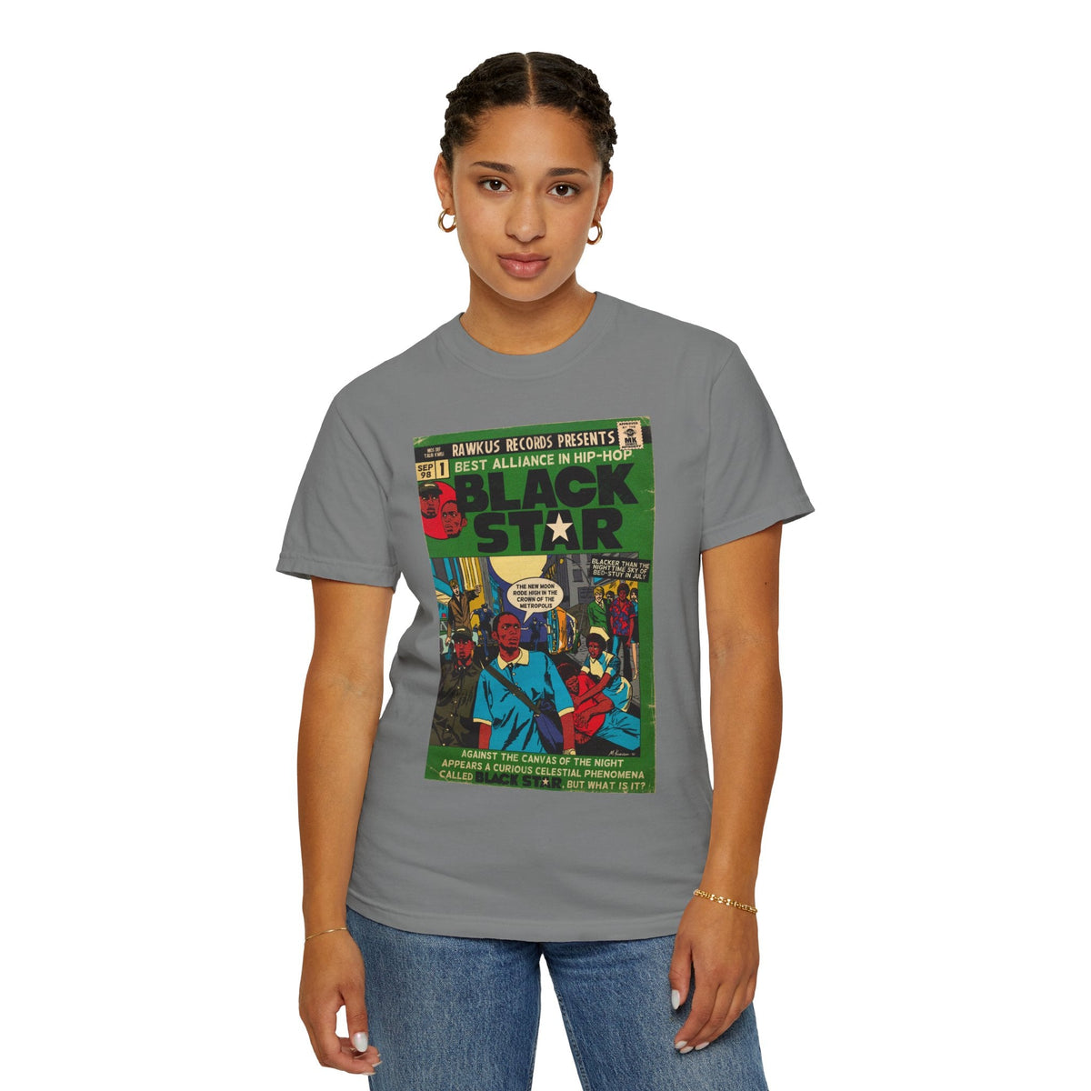 Black Star - Unisex Comfort Colors T-shirt Fine Art Of MK