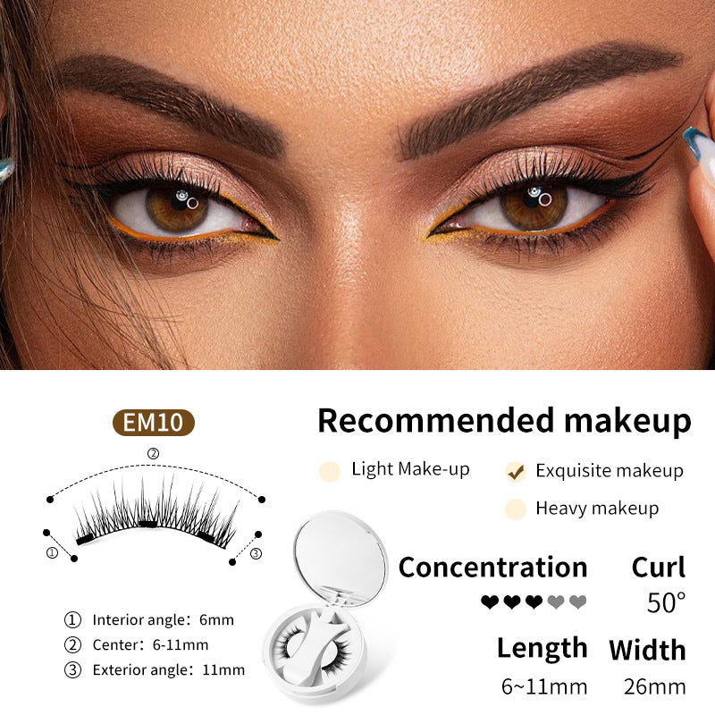 Magnetic False Eyelashes Set with Applicator Wear for Art Thou