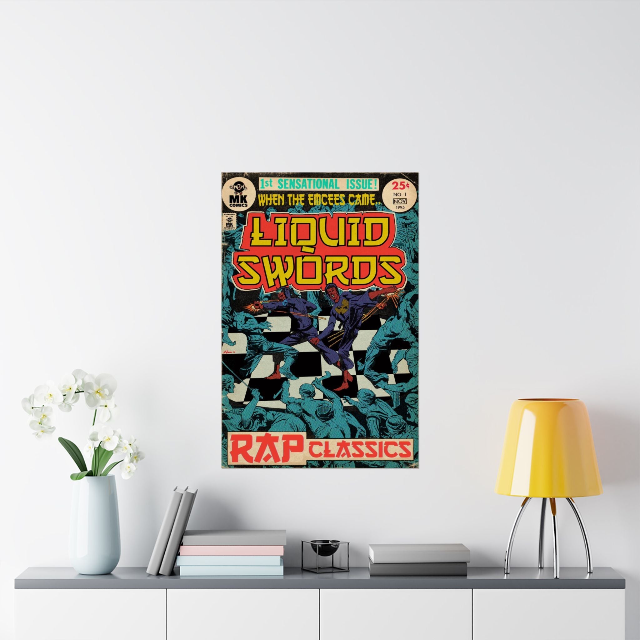 Liquid Swords - Vertical Matte Poster Fine Art Of MK