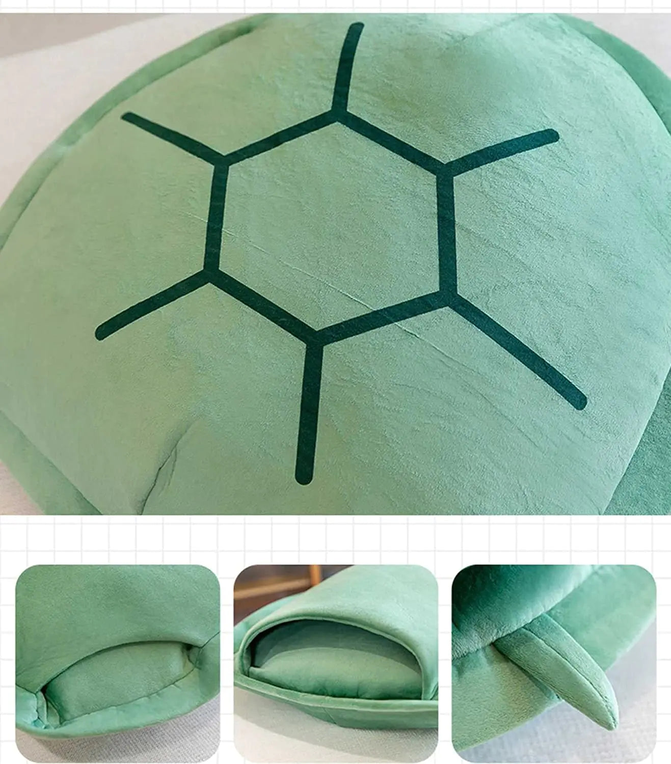 Green Wearable Turtle Shell Pillows Wear for Art Thou