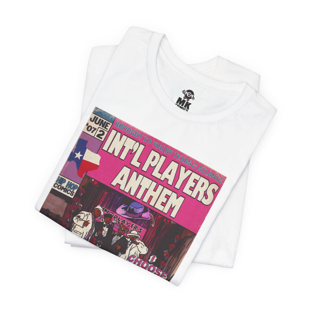 Int’l Players Anthem - Unisex Jersey Short Sleeve Tee Fine Art Of MK