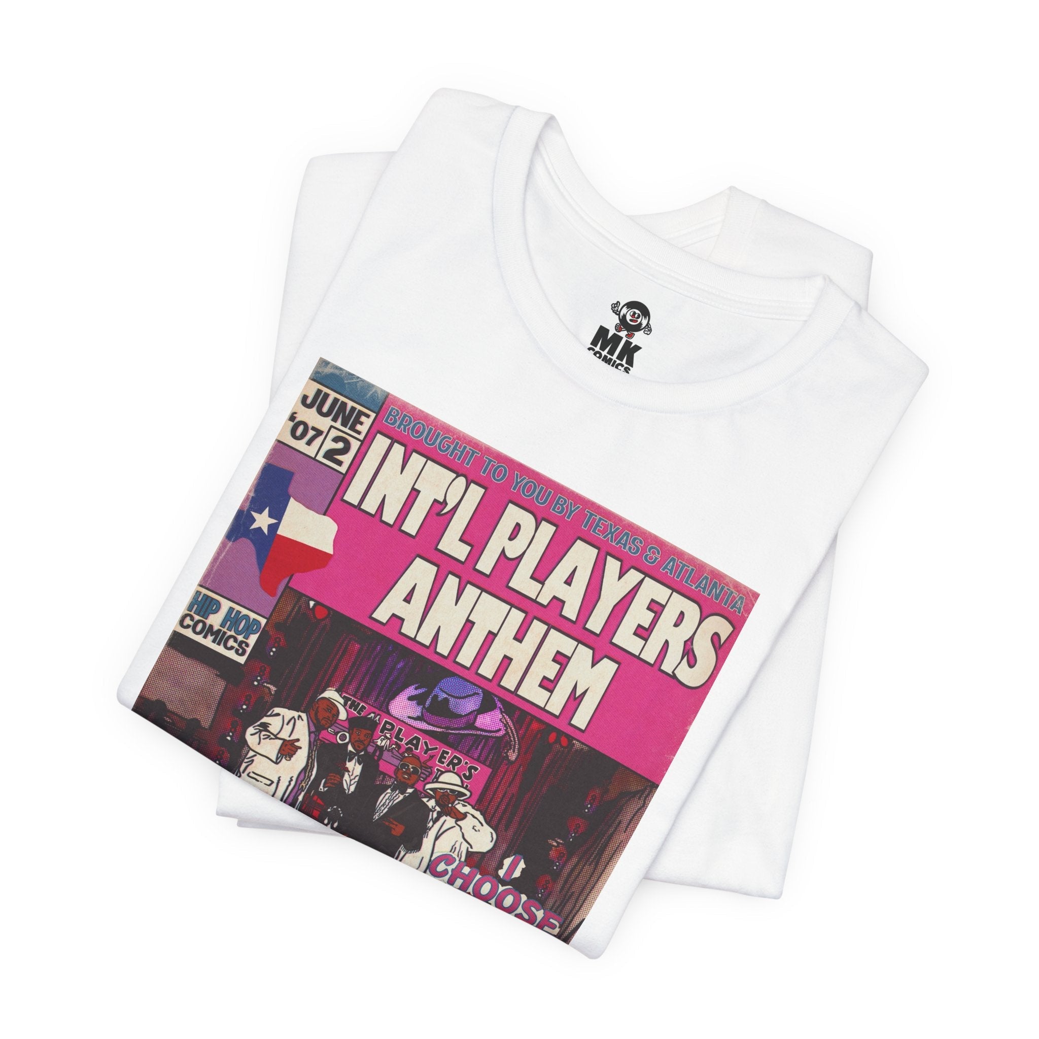 Int’l Players Anthem - Unisex Jersey Short Sleeve Tee Fine Art Of MK