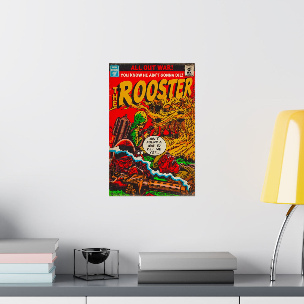 Rooster - Matte Vertical Posters Fine Art Of MK