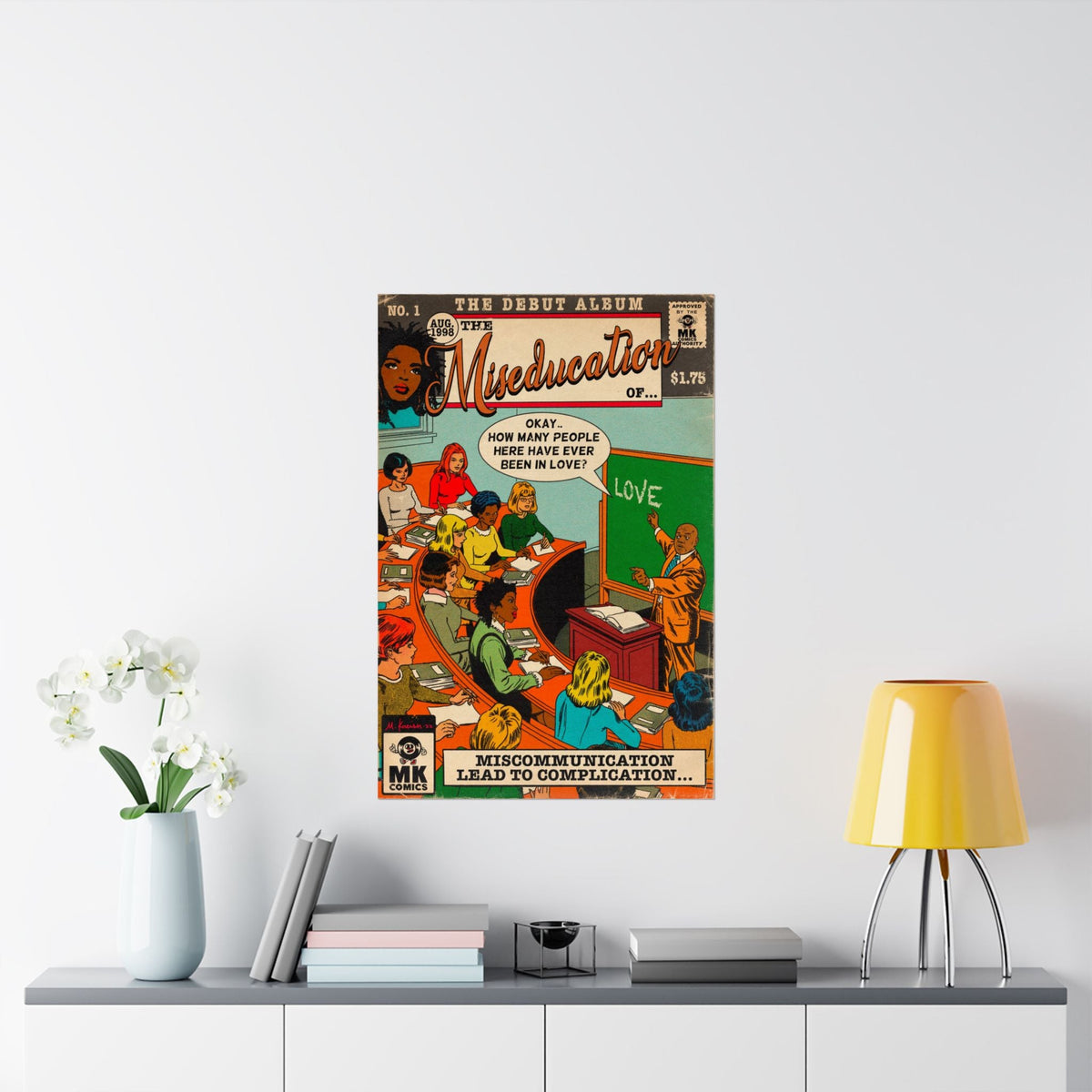The Miseducation Of.. - Vertical Matte Poster Fine Art Of MK