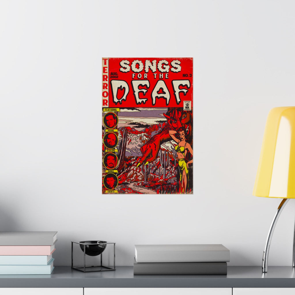 Songs For The Deaf - Vertical Matte Poster Fine Art Of MK