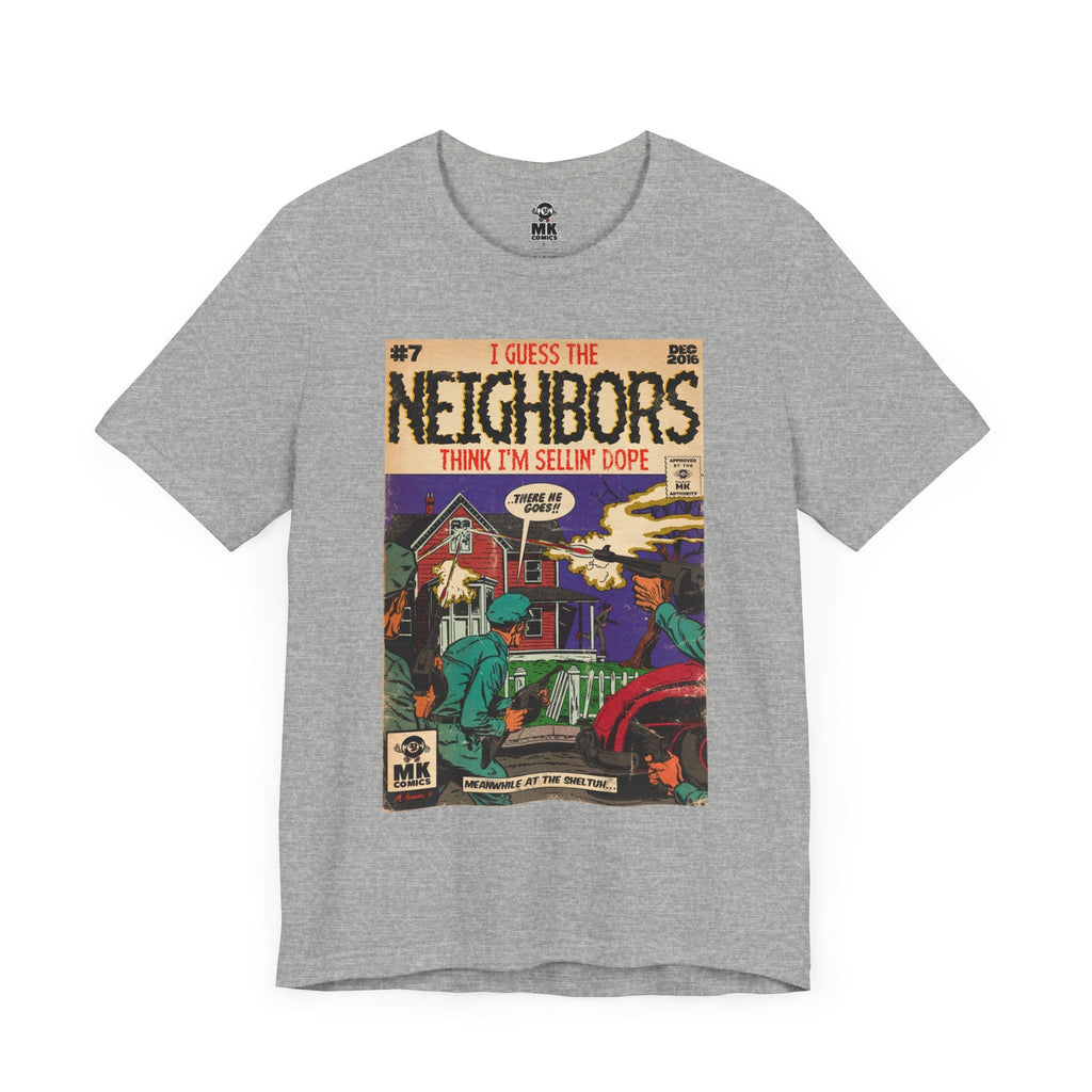 Neighbors - Unisex Jersey Short Sleeve Tee Fine Art Of MK