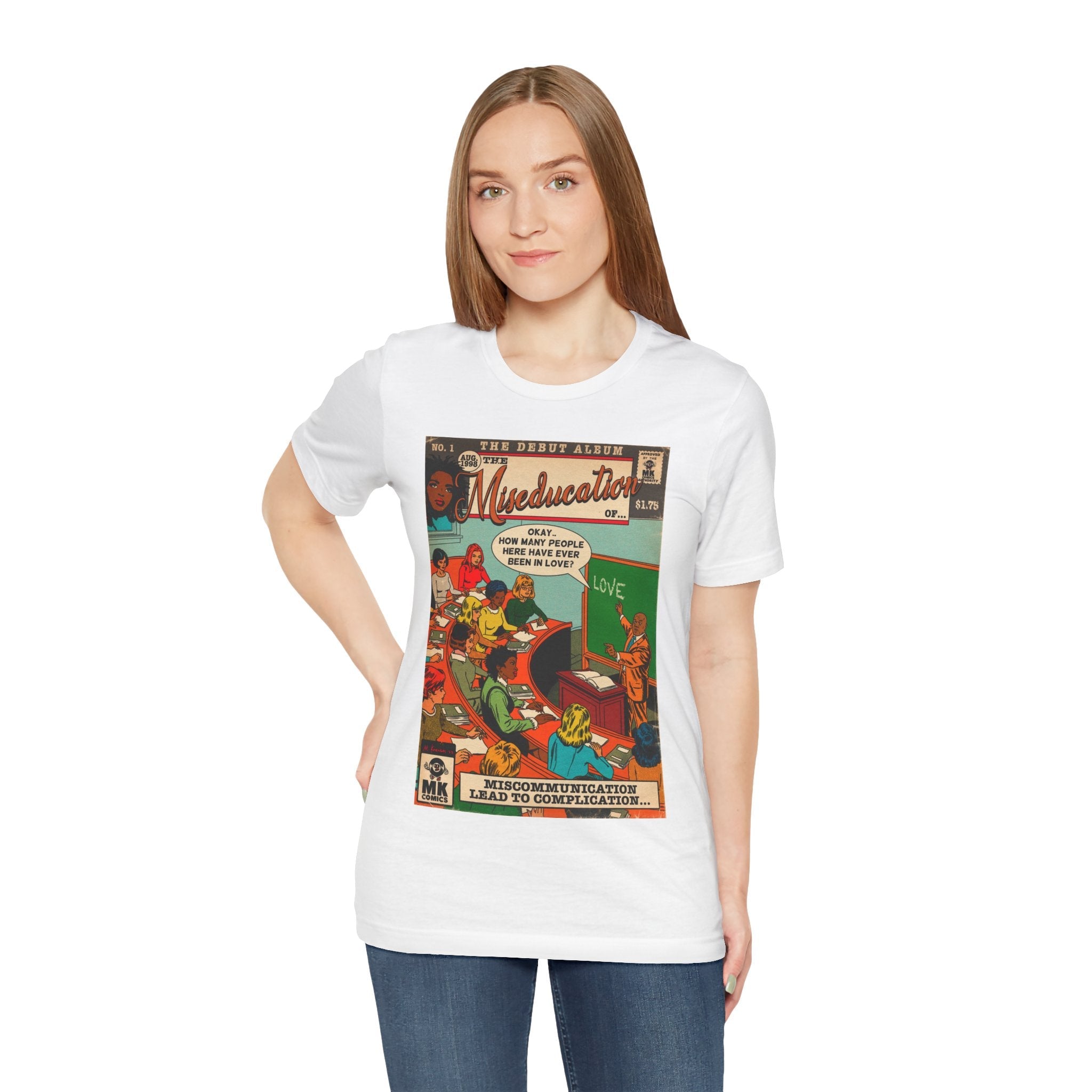 The Miseducation of… - Unisex Jersey Short Sleeve Tee Fine Art Of MK
