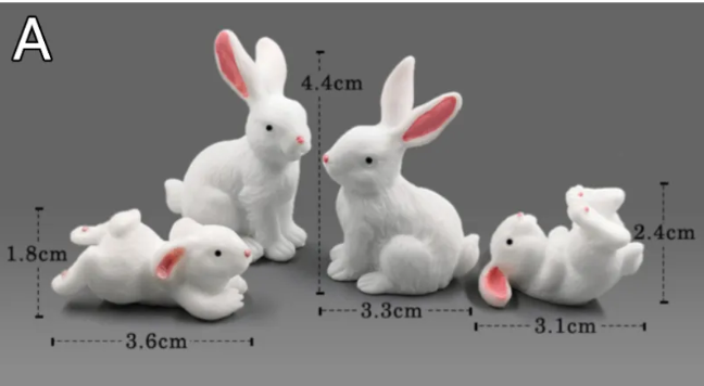 Mini Resin Animal Figurines – DIY Micro-Landscape Decor Wear for Art Thou