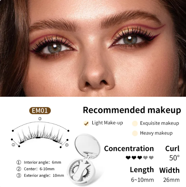 Magnetic Eyelashes Set Wear for Art Thou