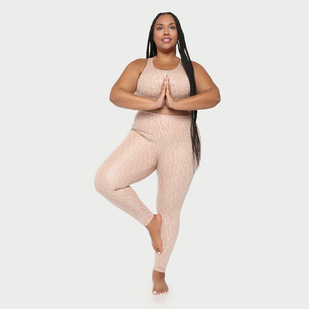 Metallic Cheetah Active Legging Fitkitty Culture Athleisure Wear, Yoga Wear & Women's Clothing