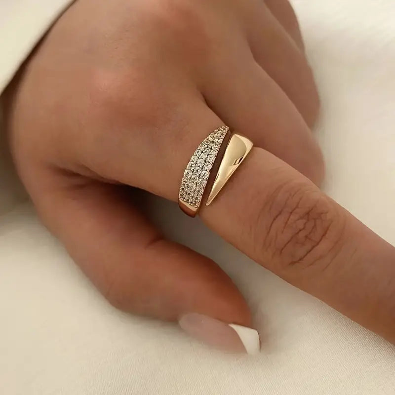 Elegant Adjustable Sparkle Ring Wear for Art Thou