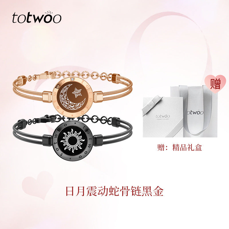 Totwoo Smart Bracelet with Flash & Vibration for Couples Wear for Art Thou