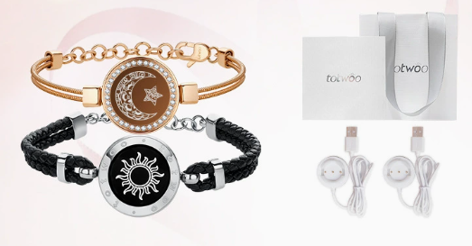 Totwoo Smart Bracelet with Flash & Vibration for Couples Wear for Art Thou