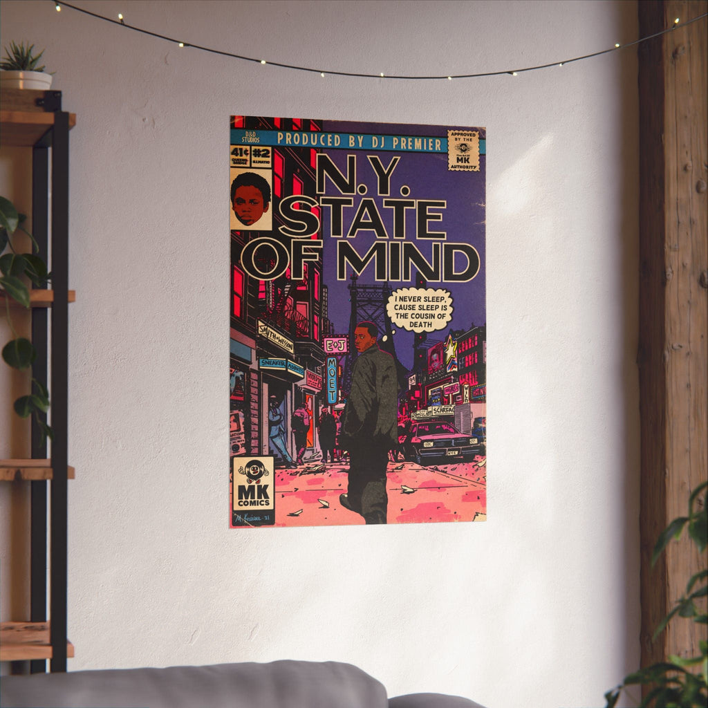 NY State Of Mind - Vertical Matte Poster Fine Art Of MK