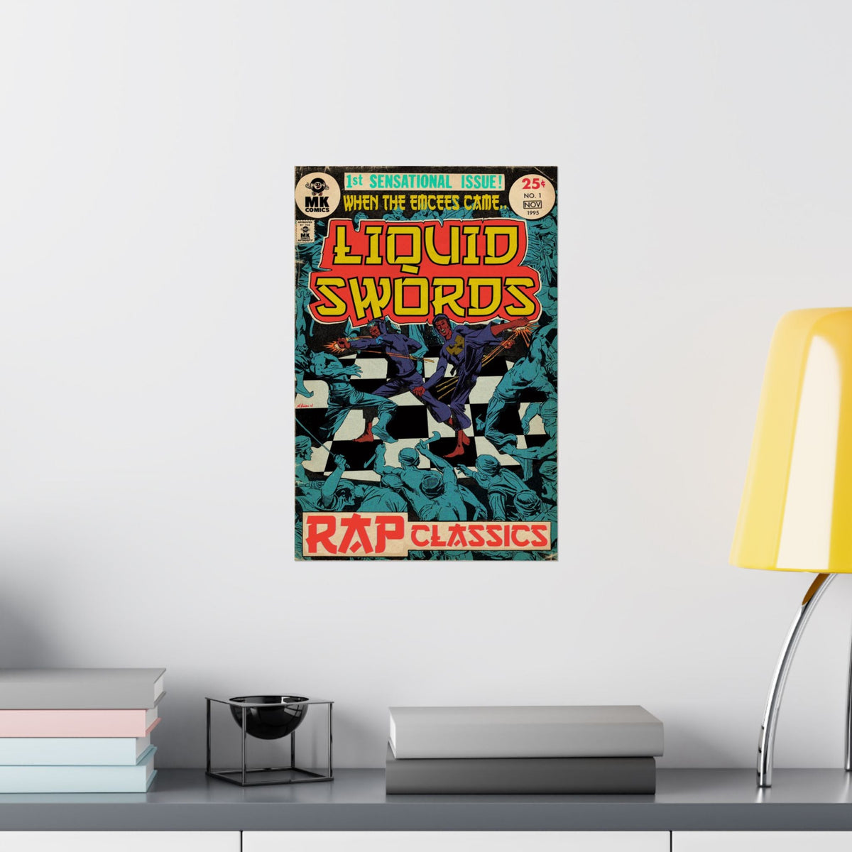 Liquid Swords - Vertical Matte Poster Fine Art Of MK