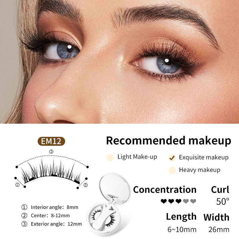 Magnetic False Eyelashes Set with Applicator Wear for Art Thou