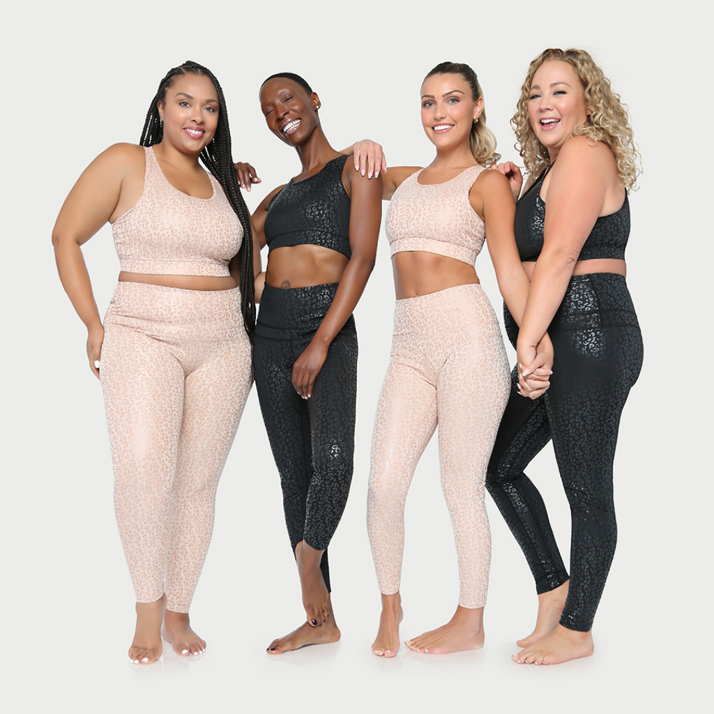 Metallic Cheetah Active Legging Fitkitty Culture Athleisure Wear, Yoga Wear & Women's Clothing