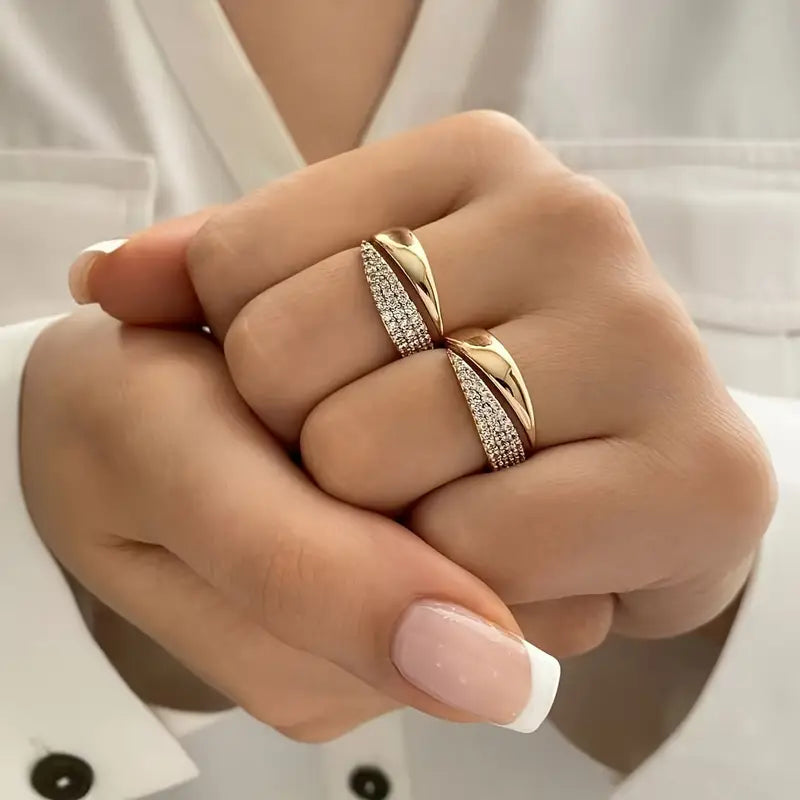 Elegant Adjustable Sparkle Ring Wear for Art Thou