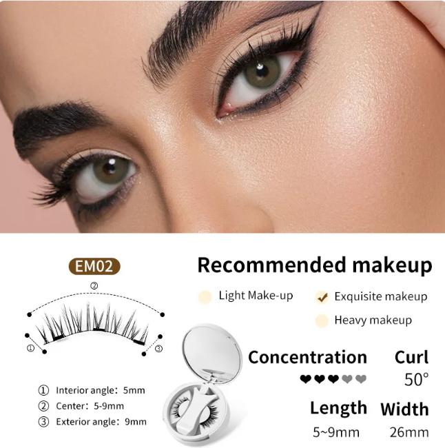 Magnetic Eyelashes Set Wear for Art Thou