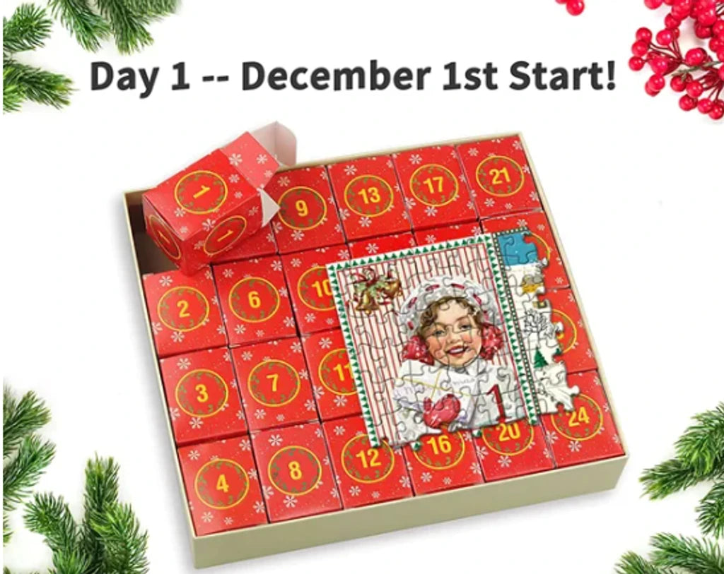 Merry Jigsaw Advent Calendar Puzzle Wear for Art Thou