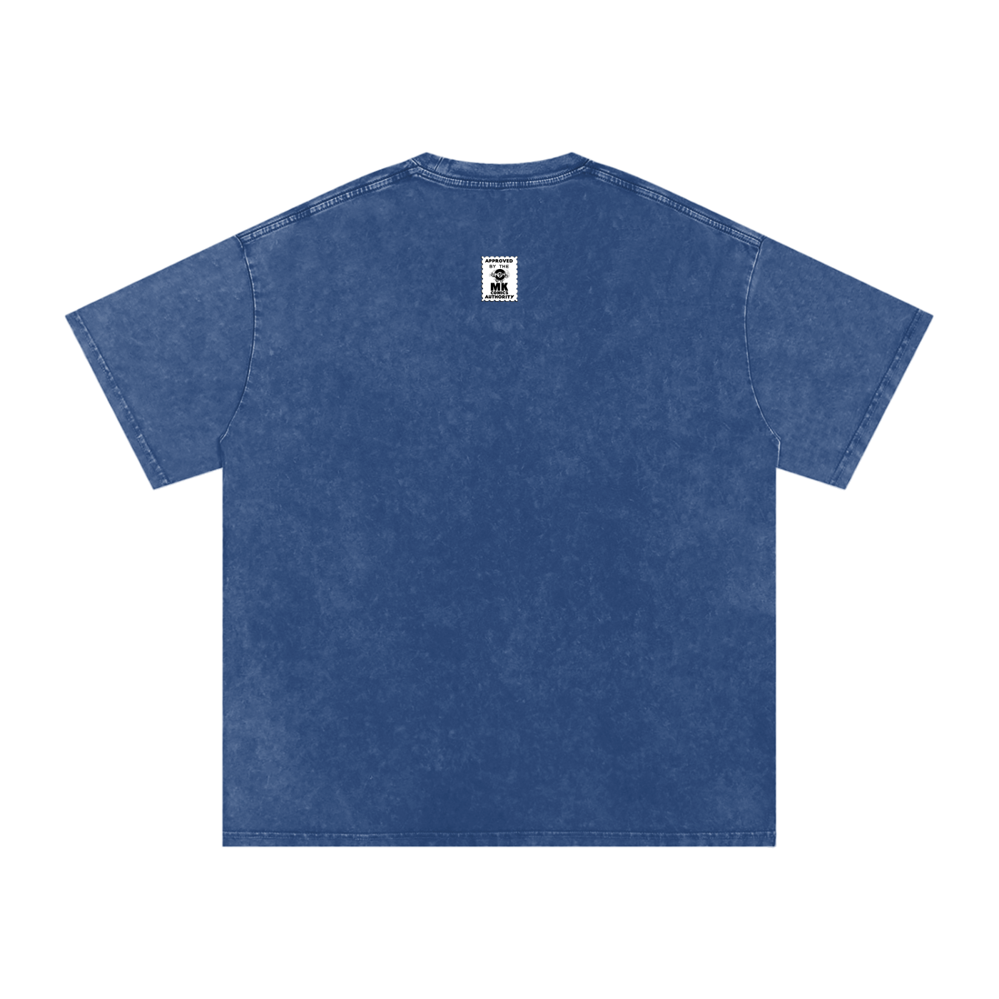 Maneater - Snow Washed Oversized Cotton T-Shirt Fine Art Of MK