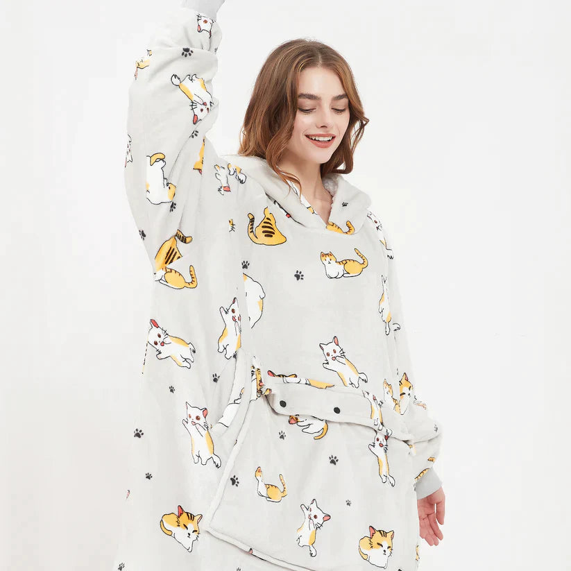 Heated Hoodie Blanket Wear for Art Thou