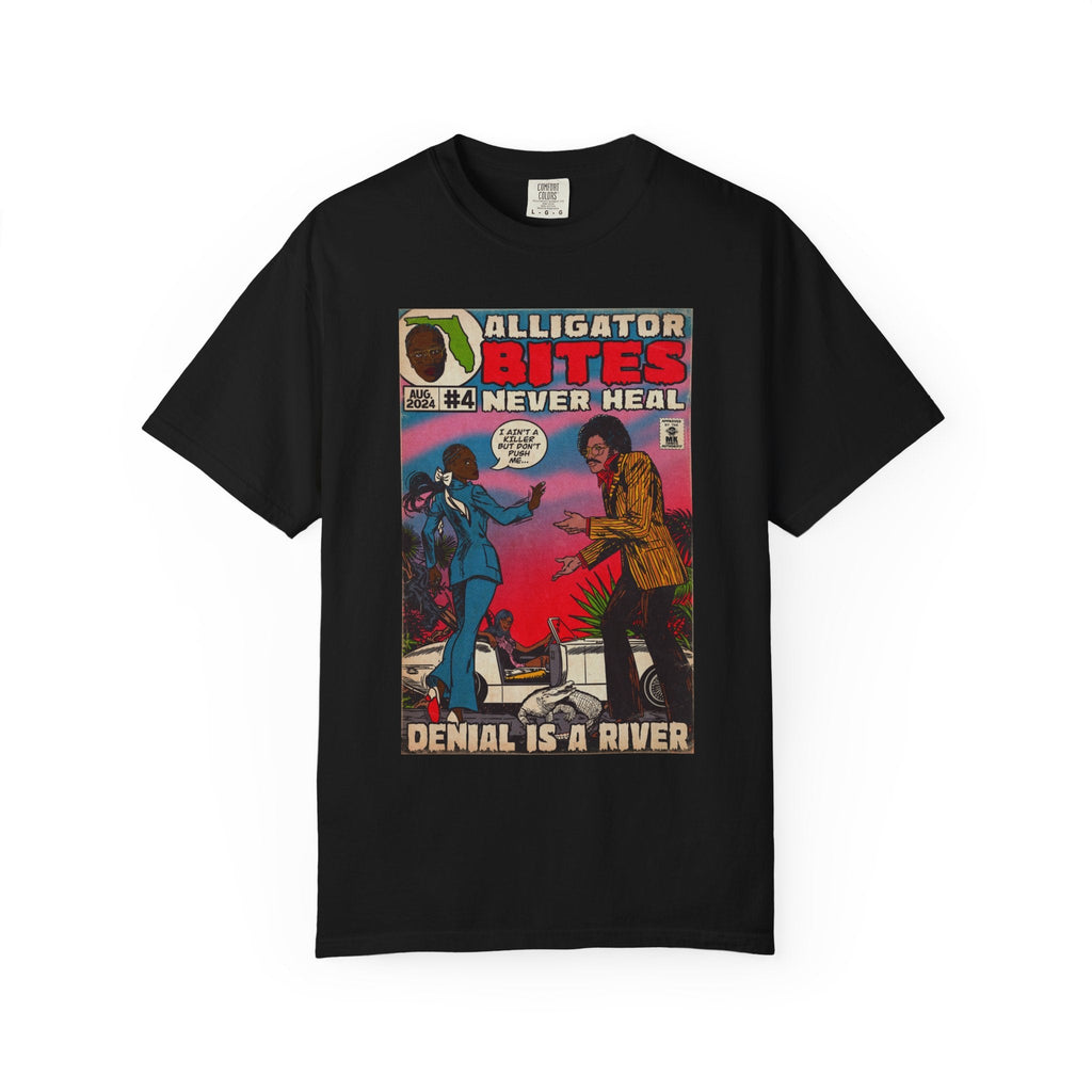 Denial is a River - Unisex Comfort Colors T-shirt Fine Art Of MK