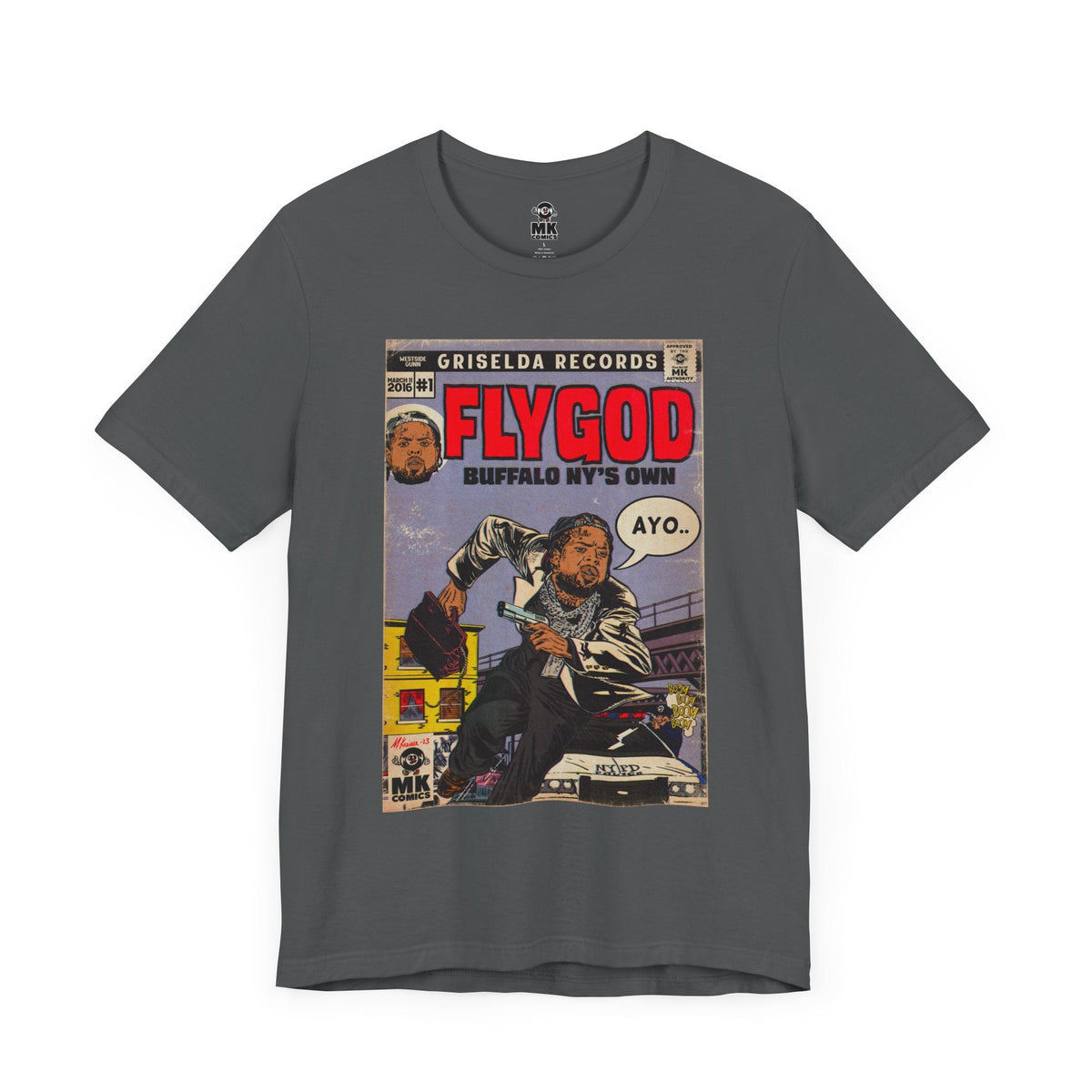 Flygod - Unisex Jersey Short Sleeve Tee Fine Art Of MK
