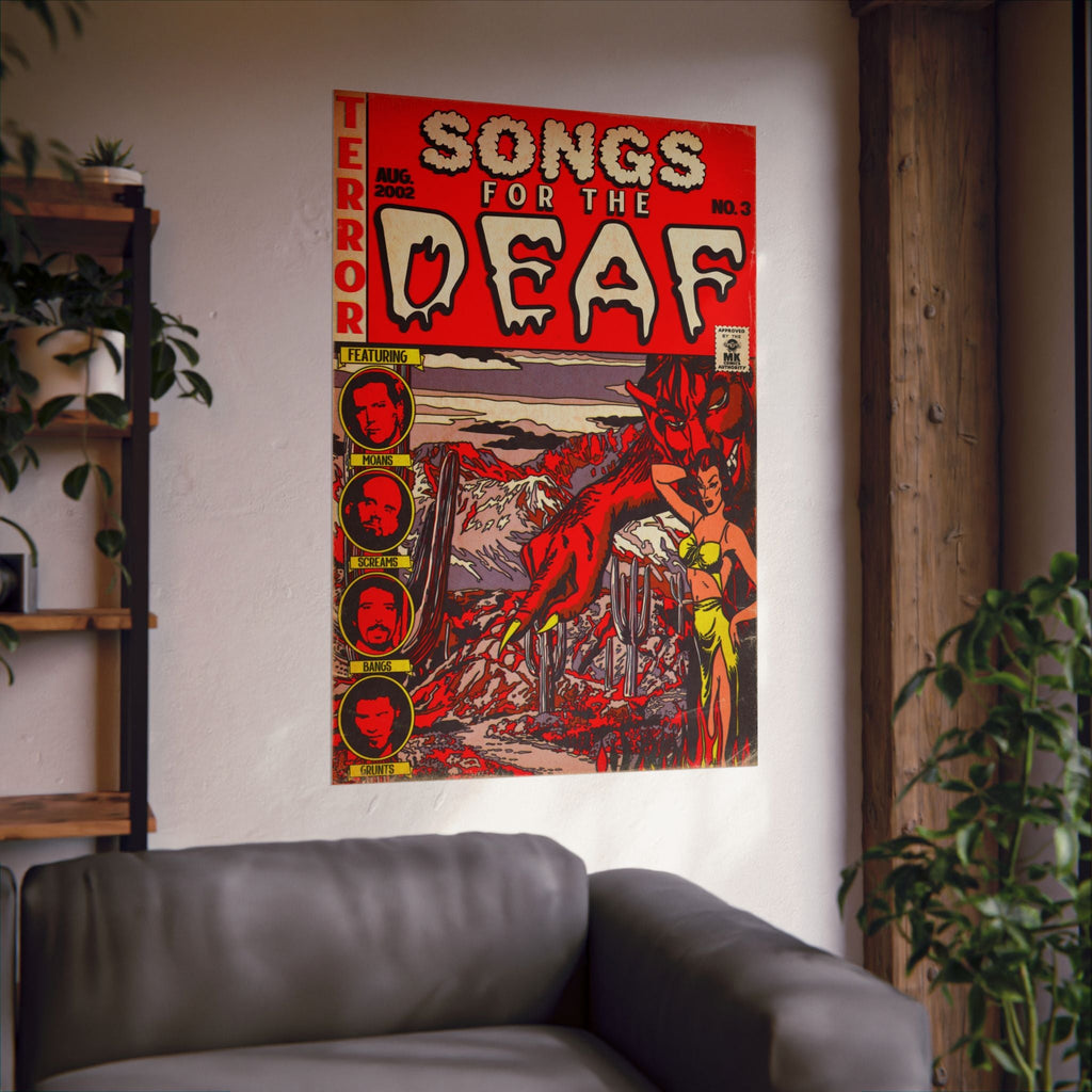Songs For The Deaf - Vertical Matte Poster Fine Art Of MK