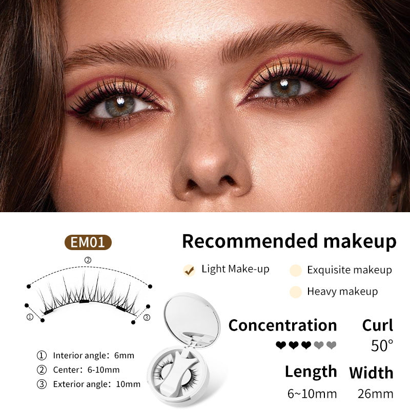 Magnetic False Eyelashes Set with Applicator Wear for Art Thou