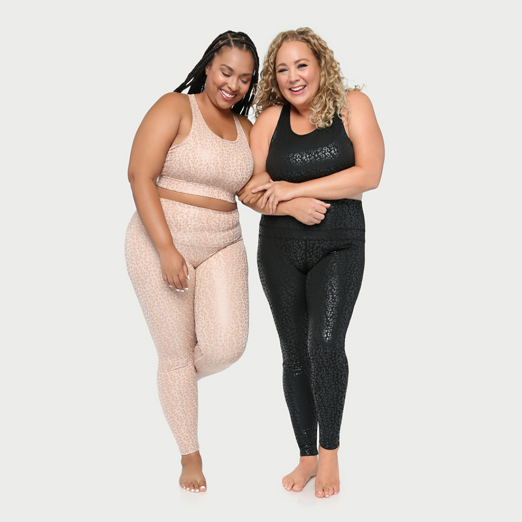 Metallic Cheetah Active Legging Fitkitty Culture Athleisure Wear, Yoga Wear & Women's Clothing