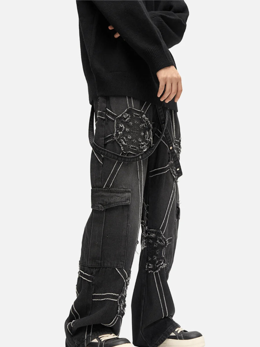 Spider Denim Pants Wear for Art Thou