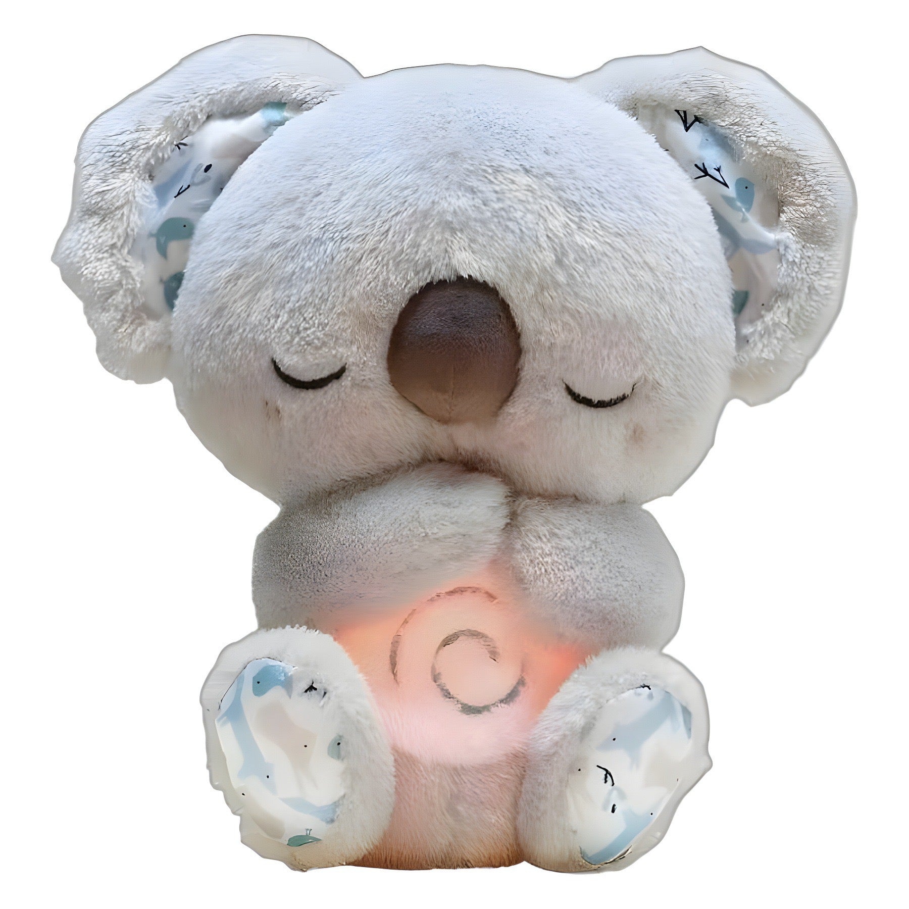 Sound Machine Soothe 'n Snuggle Otter Portable Plush Baby Toy with Sensory Details Music Lights & Rhythmic Breathing Motion Wear for Art Thou