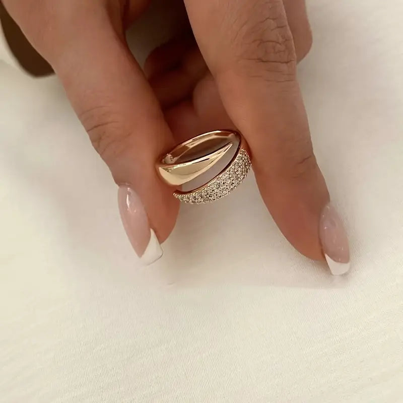 Elegant Adjustable Sparkle Ring Wear for Art Thou