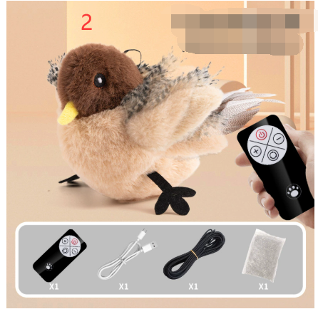 Plush Bird Pet Toy Wear for Art Thou