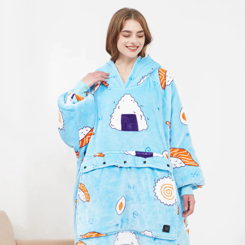 Heated Hoodie Blanket Wear for Art Thou