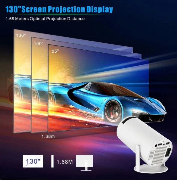 HY300 Pro Projector Home Theater Wear for Art Thou