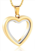 Heartfelt Remembrance: Stainless Steel Heart-Shaped Cremation Pendant Wear for Art Thou