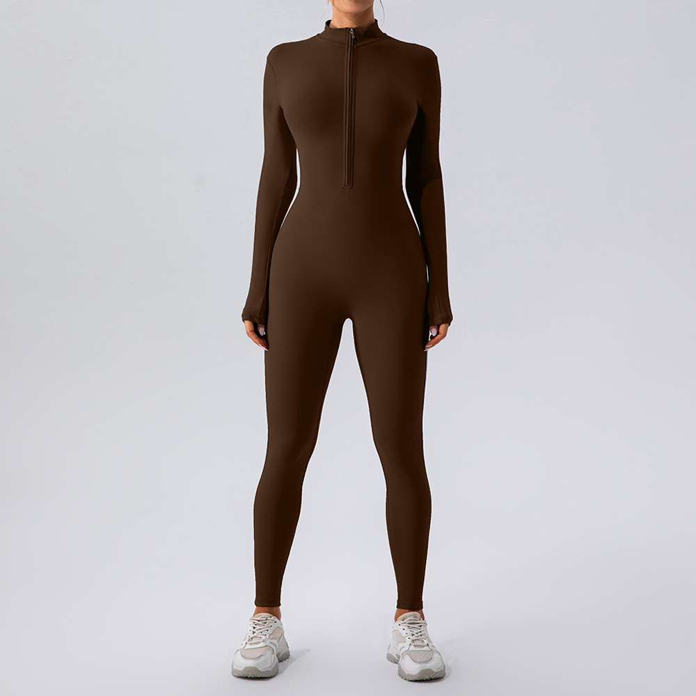 Fleece-Lined Yoga Jumpsuit Wear for Art Thou