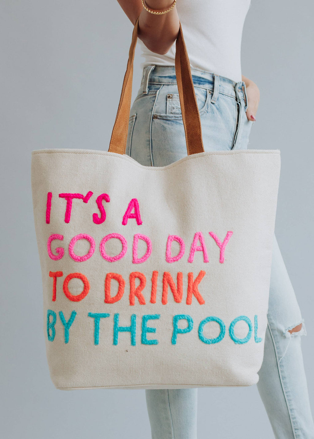Poolside Bliss Tote Fitkitty Culture Athleisure Wear, Yoga Wear & Women's Clothing