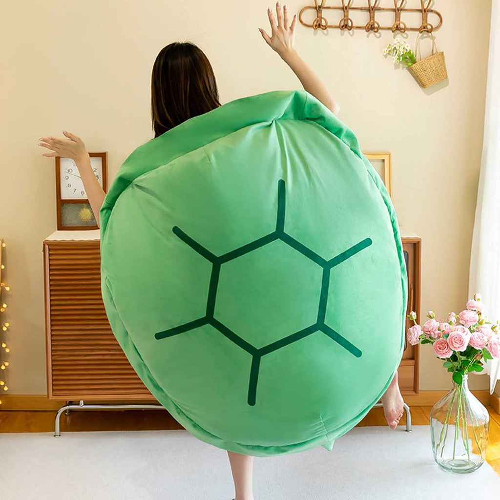 Green Wearable Turtle Shell Pillows Wear for Art Thou