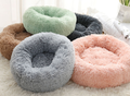 Round Plush Dog Bed for Small Dogs and Puppies Wear for Art Thou