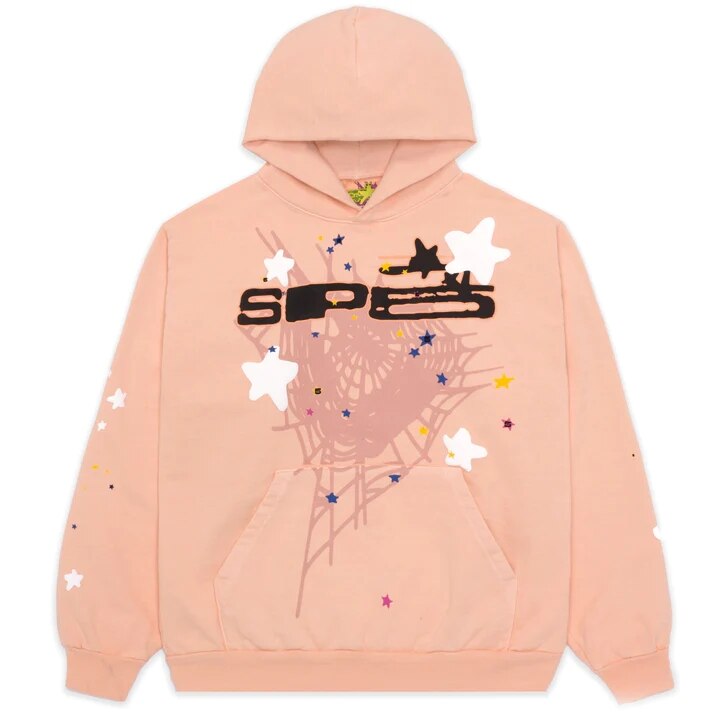 Spider Letter Prints Hoodies Wear for Art Thou