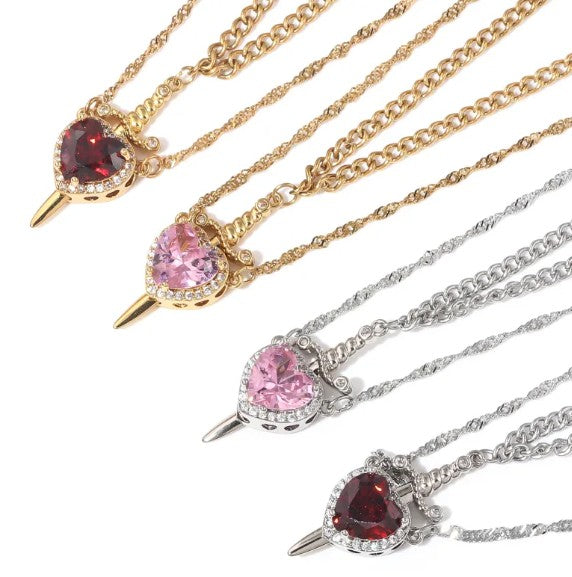 Love Dagger Necklace Wear for Art Thou