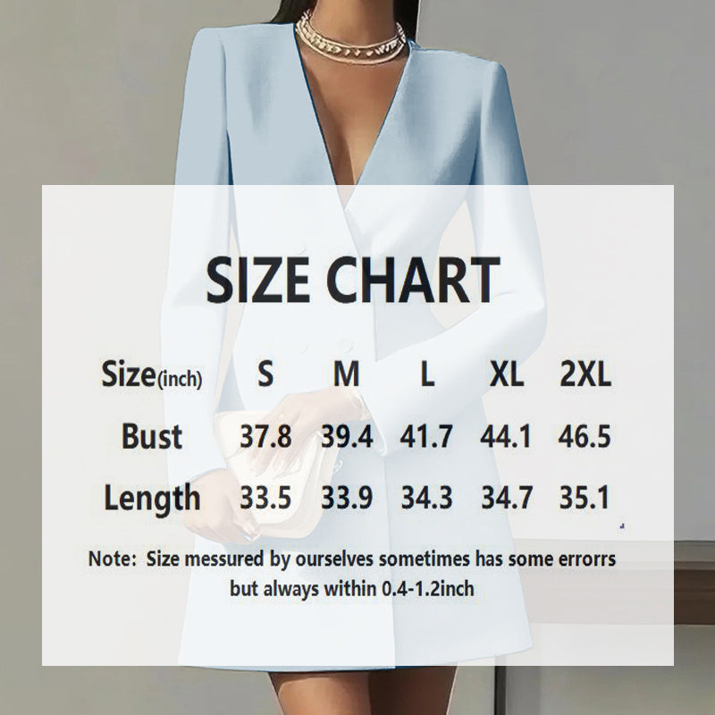 Women’s Deep V-Neck A-Line Dress FitiqueFit