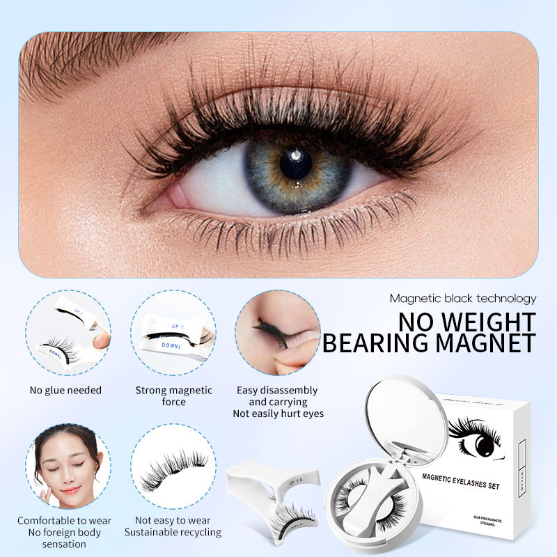 Magnetic False Eyelashes Set with Applicator Wear for Art Thou